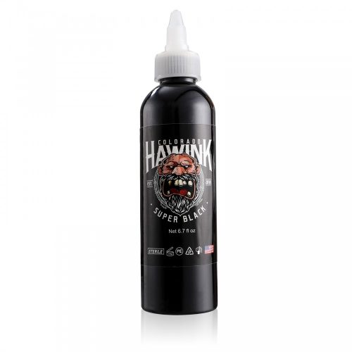 TI963 - HAWINK SUPER BLACK 200 ml (tetovacia farba pre nácvik)